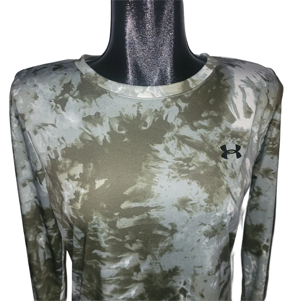 Under Armour Women's Camo Velocity Printed Long Sleeve Top Size L - Picture 2 of 6
